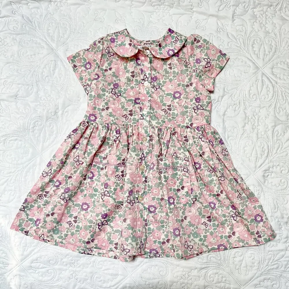 Holley + Sage Fall Betsy Butterfly Smock Dress 4T